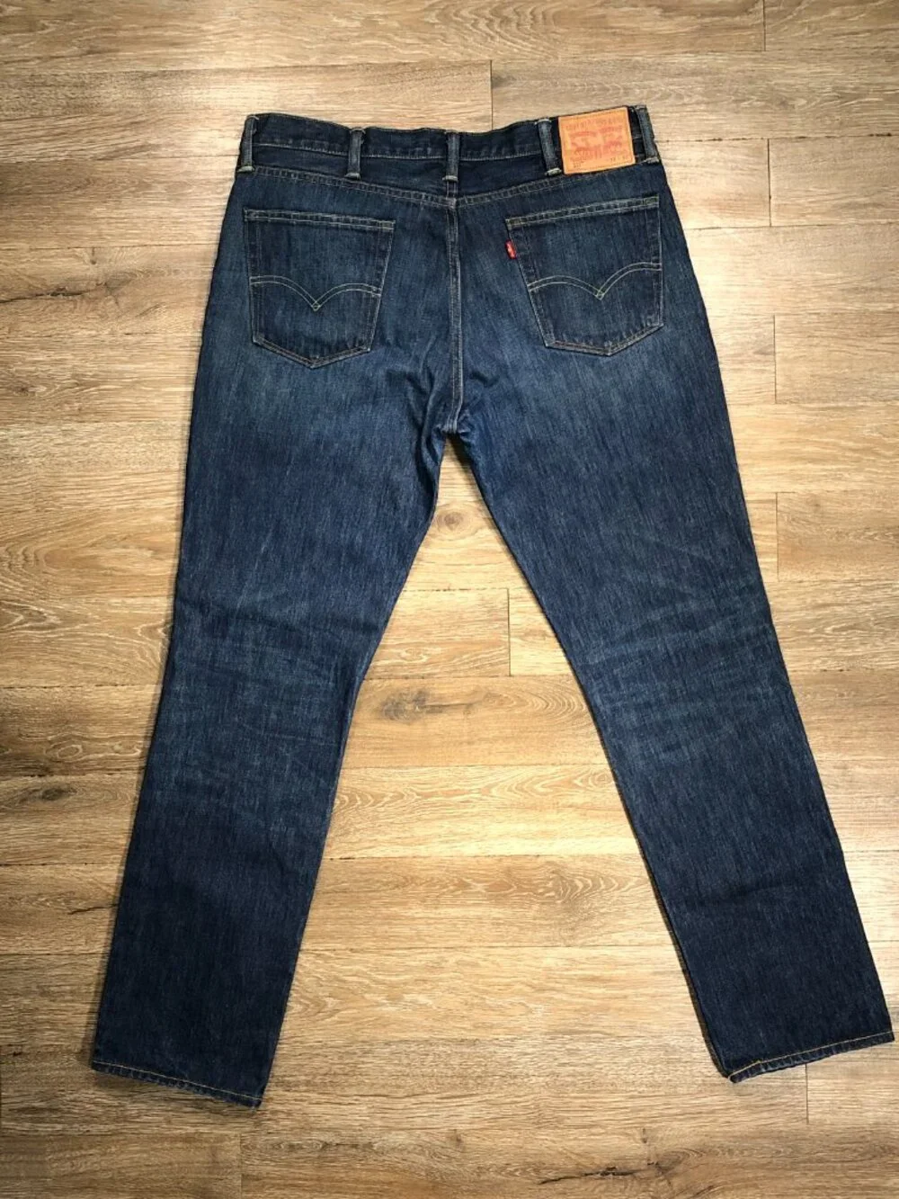 Levis 511 Jeans Mens Tag 38x32 White Oak Cone Denim Dark Blue USA Actual 38x32